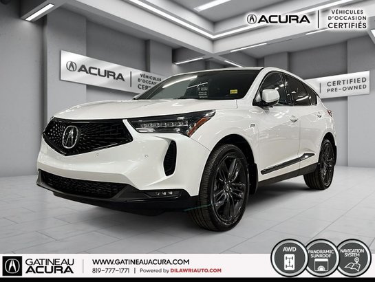 Acura RDX *** UN PROPRIO + CLEAN CARFAX *** 2023 Blanc