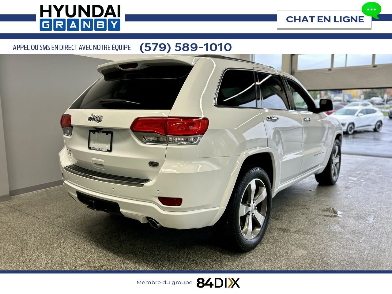 Jeep Grand Cherokee 2015 Blanc Granby - photo #6