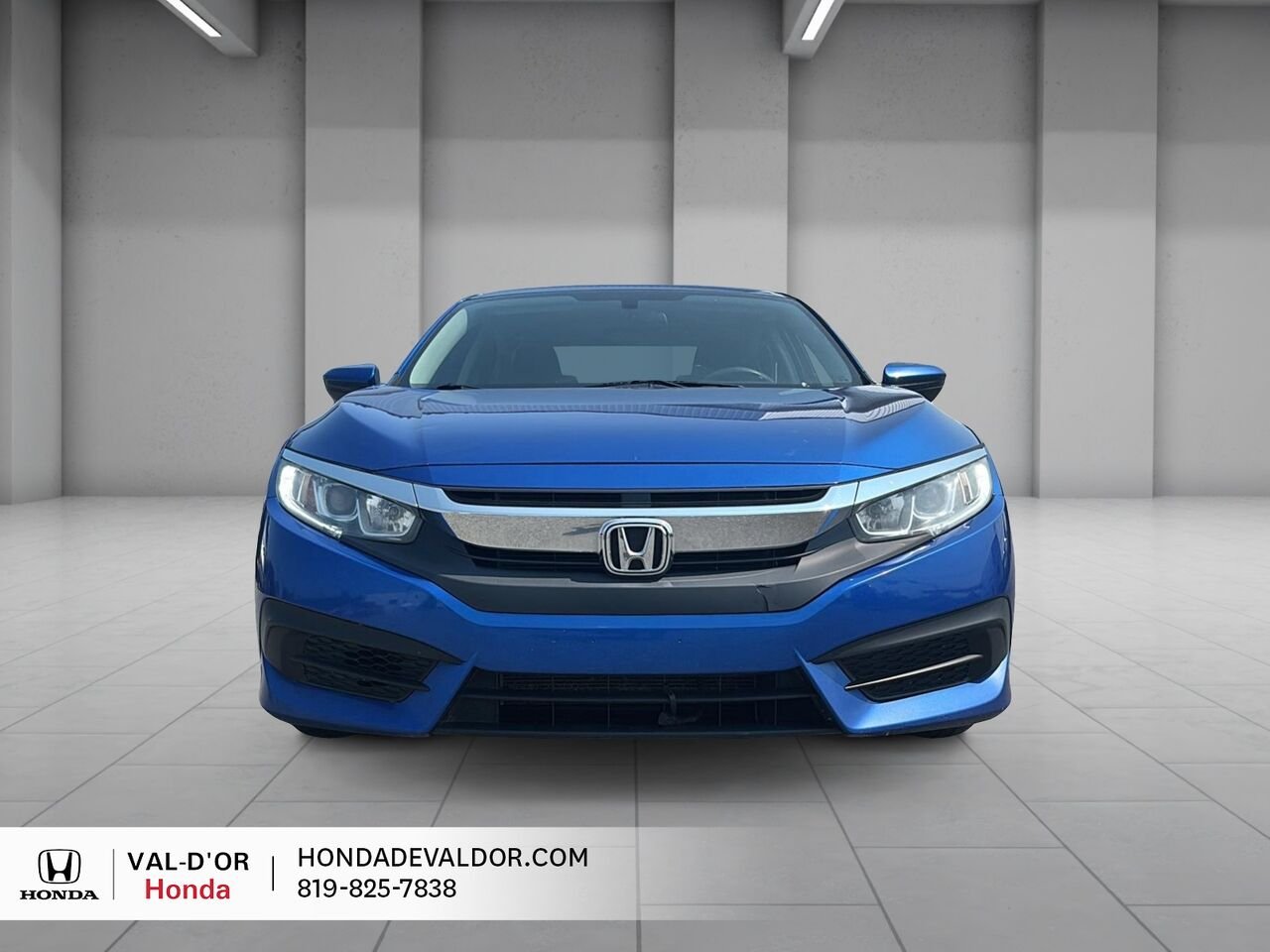 2018 Honda Civic Berline LX BM Blue Val-d'Or - photo #1