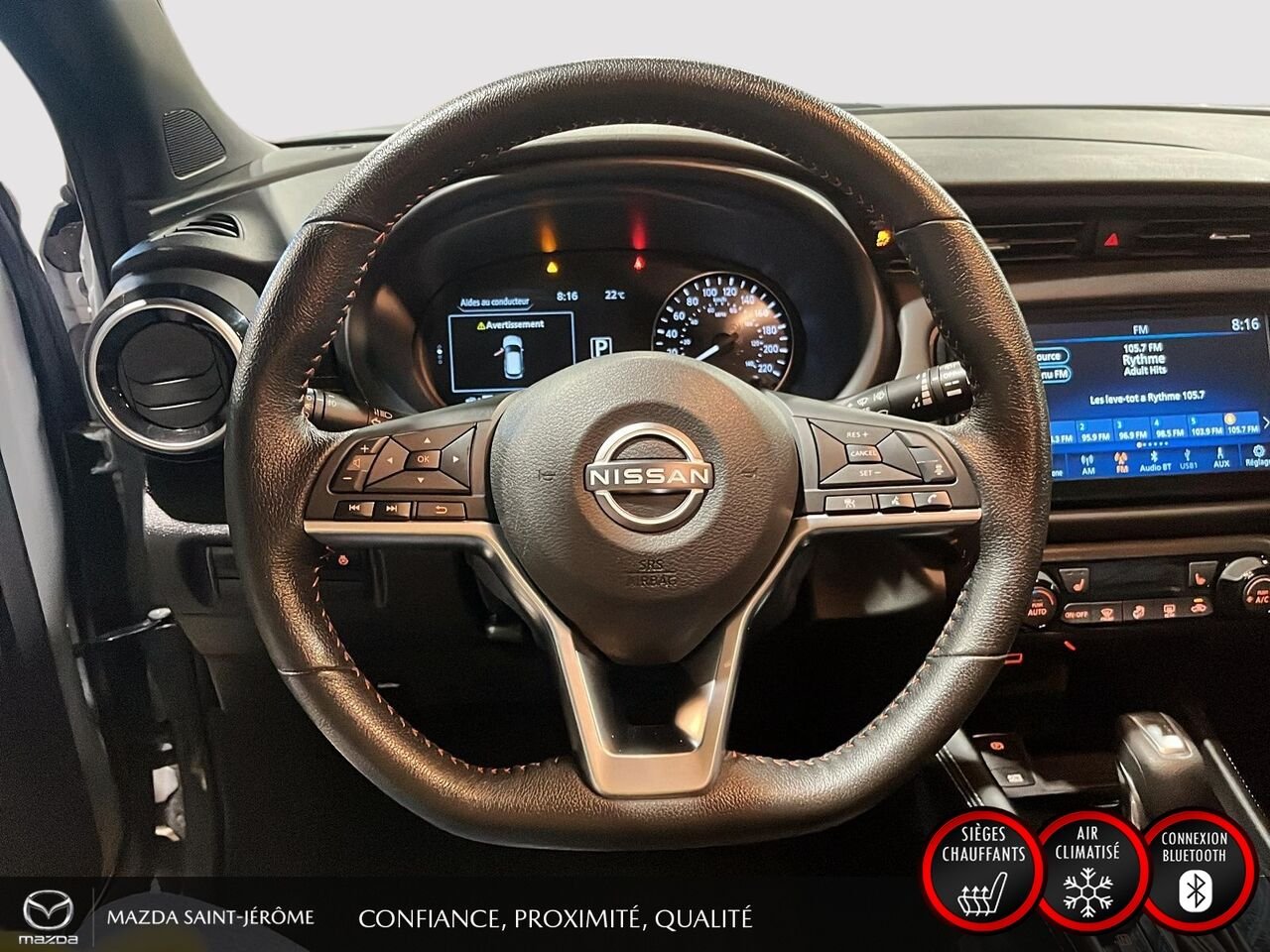 2023 Nissan Kicks SR | BOSE | CUIR | MAGS NOIR | Grey Saint-Jérôme - photo #13