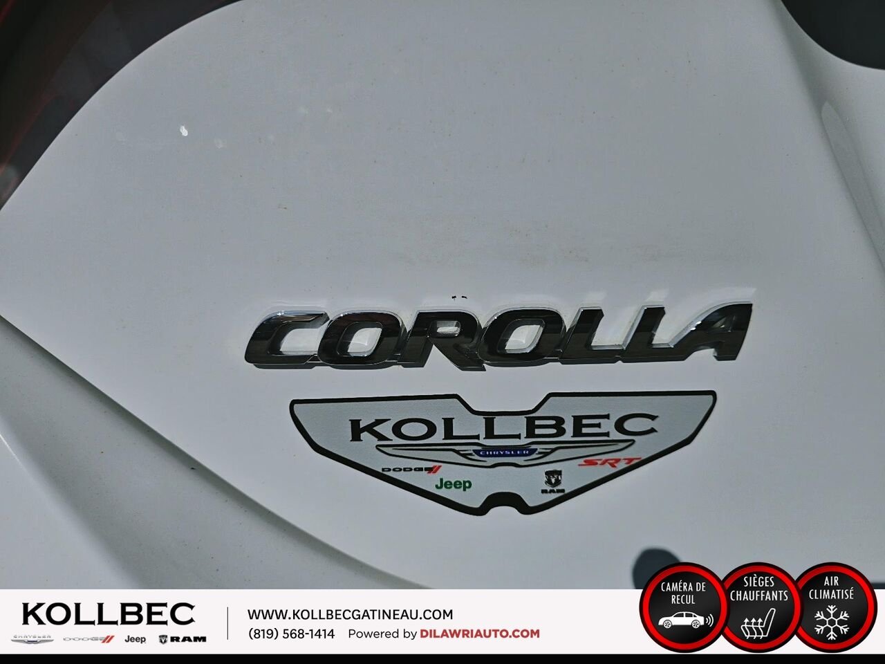 TOYOTA COROLLA SE 2018 Blanc Ottawa & Gatineau - photo #17