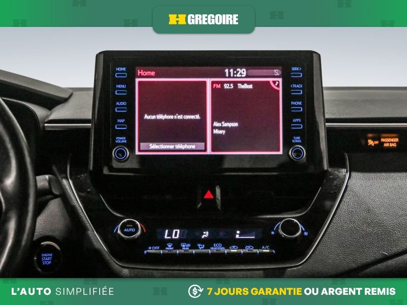 Toyota Corolla 821921 | LE AUTO AC TOIT NAV MAGS GR ELECT CAM RECUL BLEUTO 2022 Noir Laval - photo #22