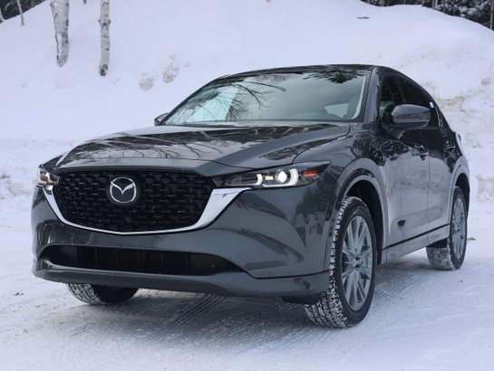 2025 Mazda CX-5 Gs, awd, Toit ouvrant, volant et rétroviseurs chauffants, hayon électrique Polymetal Metallic
