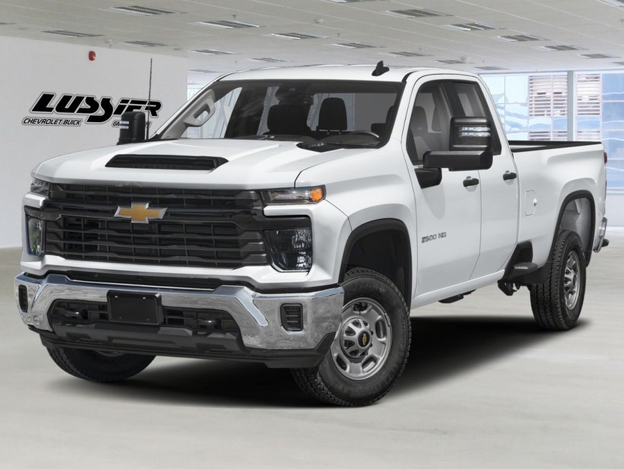 Chevrolet Silverado 2500HD WT cabine double 4RM 149 po 2025 Blanc sommet