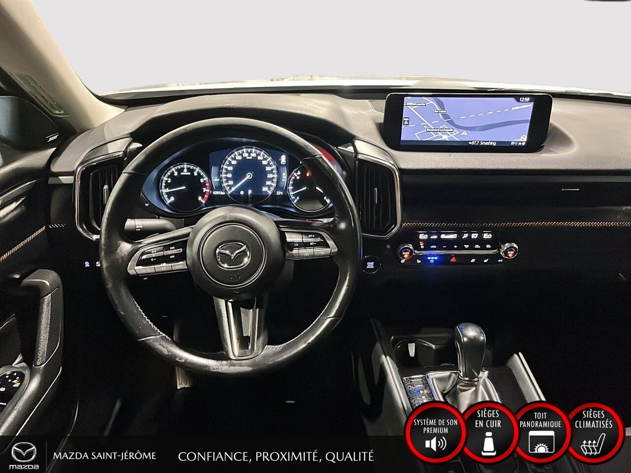 Mazda CX-50 GT avec moteur turbo | TOIT PANO | TOWING PACK | CUIR | AWD | 2023 Blanc Saint-Jérôme - photo #22