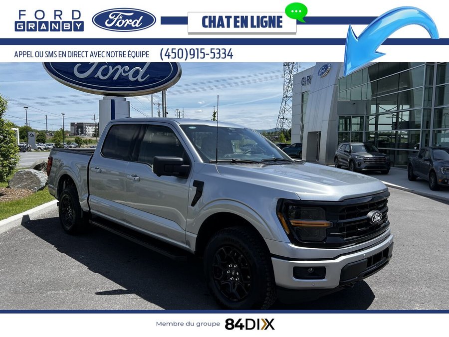 Ford F-150 XLT cabine SuperCrew 4RM caisse de 5,5 pi 2025 Gris