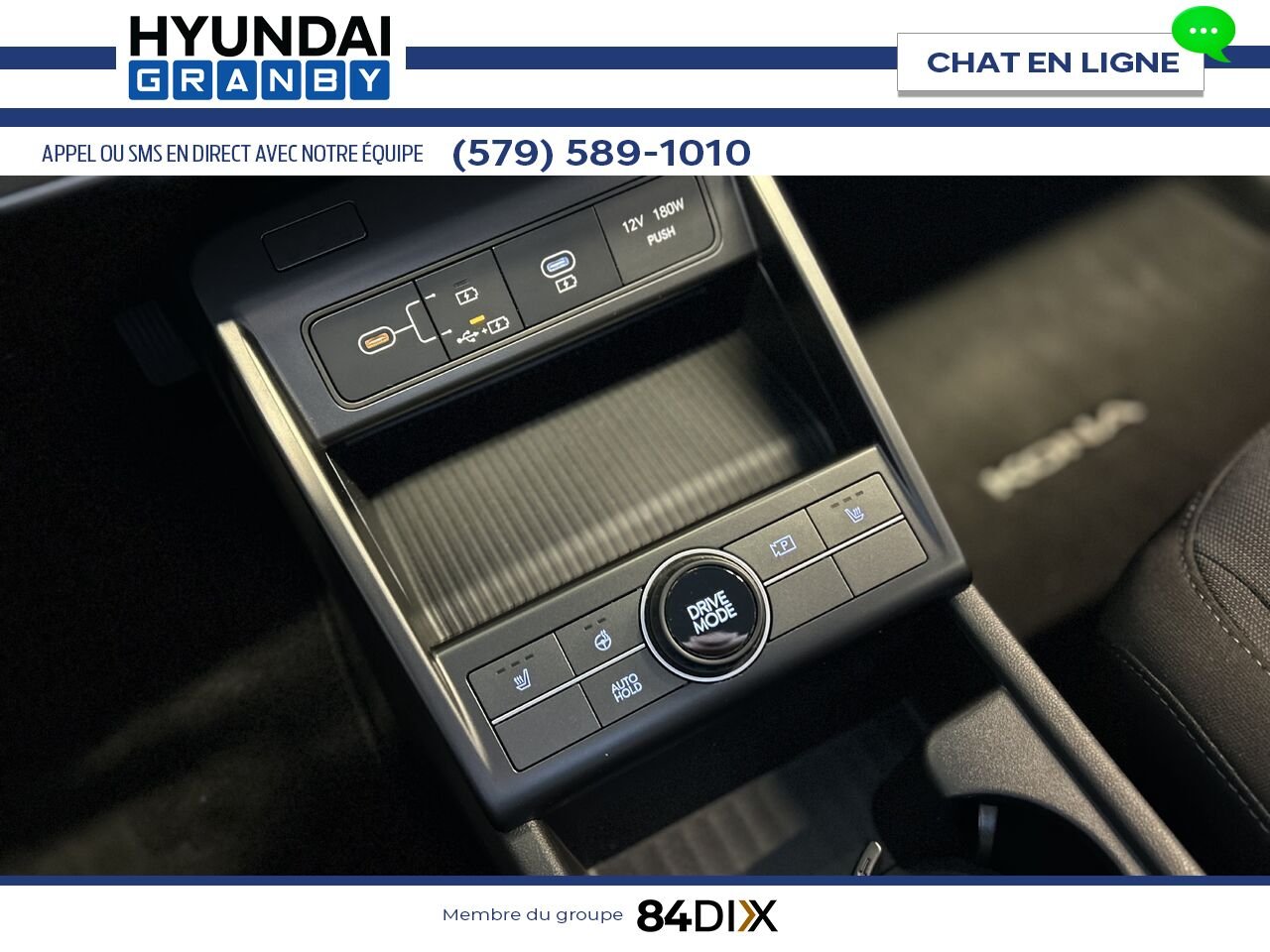 Hyundai Kona électrique 2024 Blanc Granby - photo #17