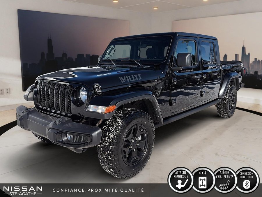Jeep Gladiator Willys 4x4 2021 Noir