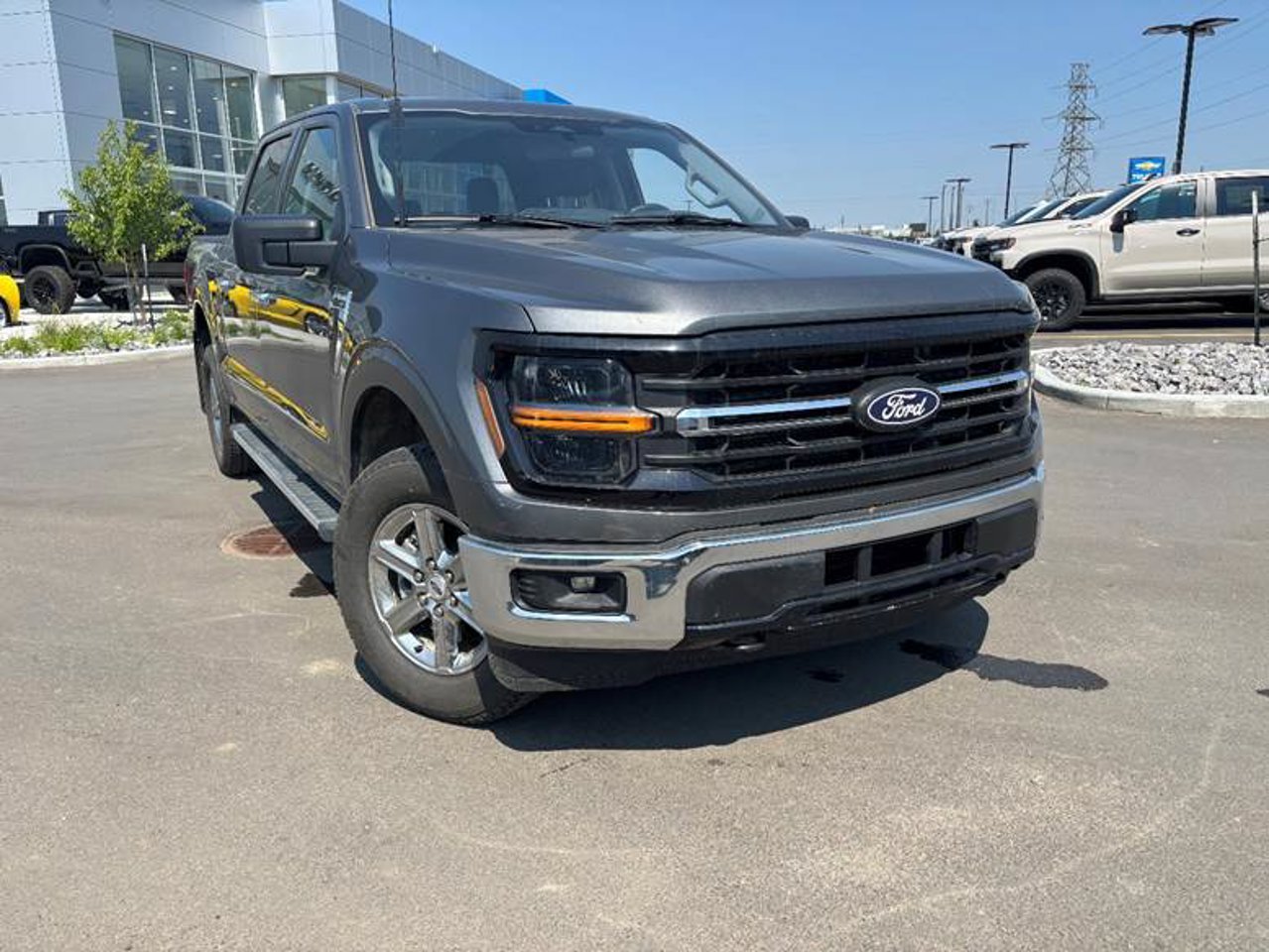 2025 Ford F-150 XLT 4WD SuperCrew 5.5' Box Grey Sherwood Park - photo #1