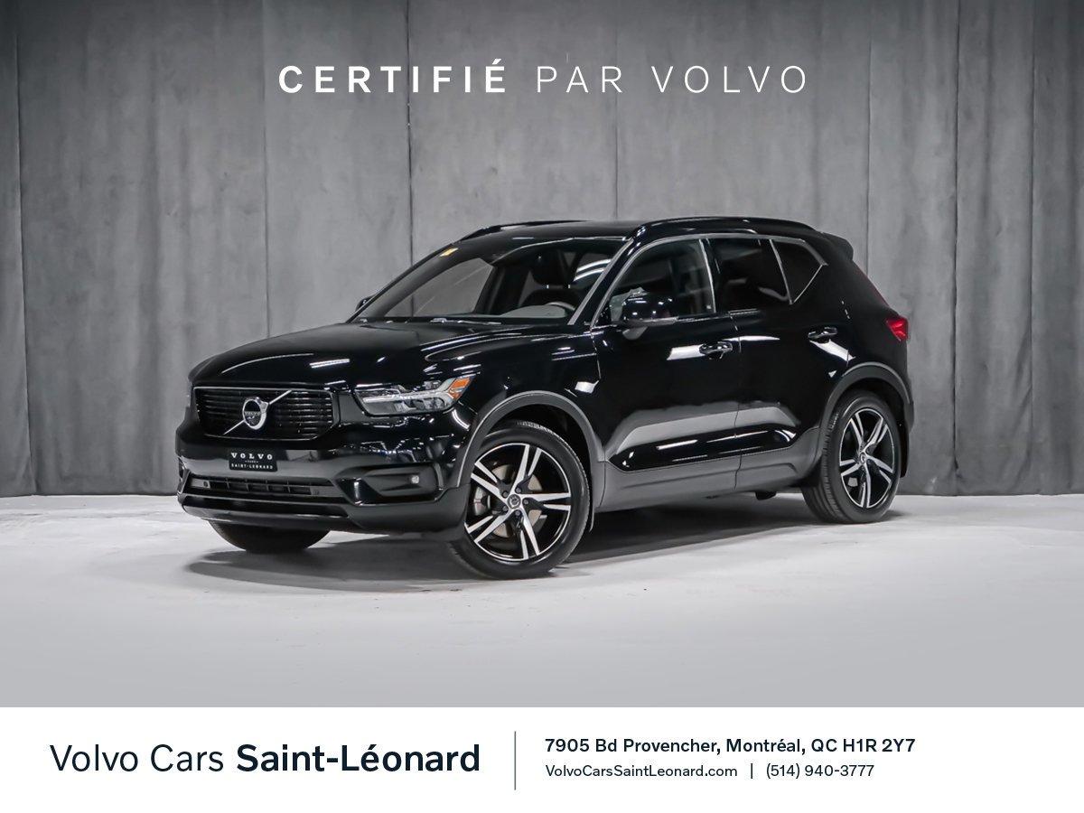 2021 Volvo XC40 T5 R-DESIGN ADVANCED Black Montreal - photo #0