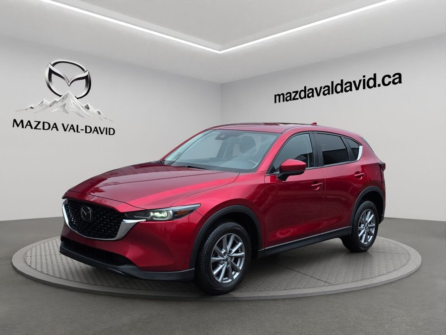 2022 Mazda CX-5 GS AWD, Volant chauffant, Sièges en cuir, Bluetooth Red