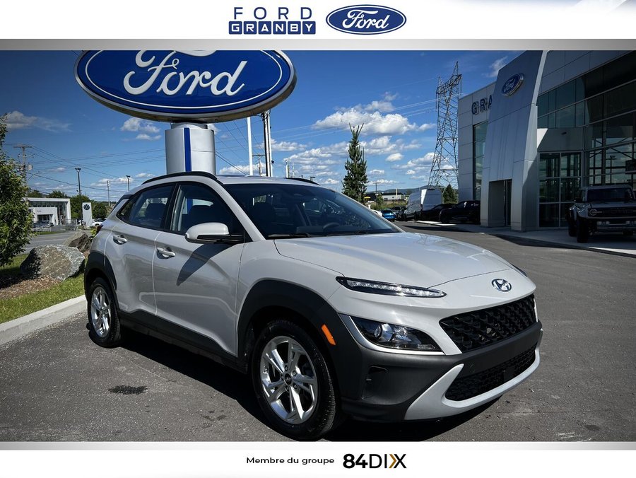 Hyundai Kona 2.0L Preferred TI avec ensemble soleil et cuir 2023 Gris