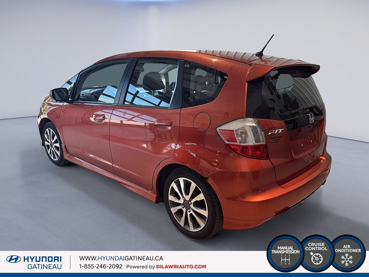 2013 Honda Fit Orange Gatineau - photo #3