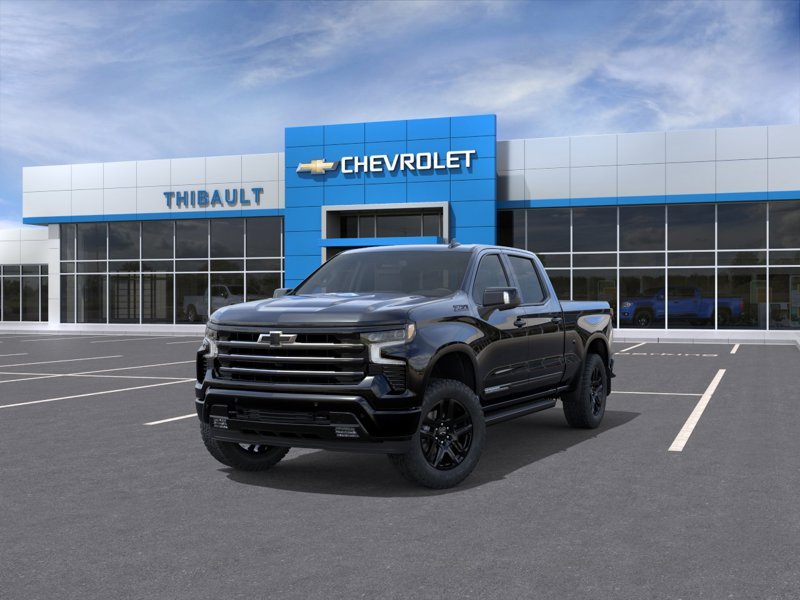 CHEVROLET Silverado 1500 High Country cabine multiplace 4RM 157 po 2026 NOIR Sherbrooke - photo #7