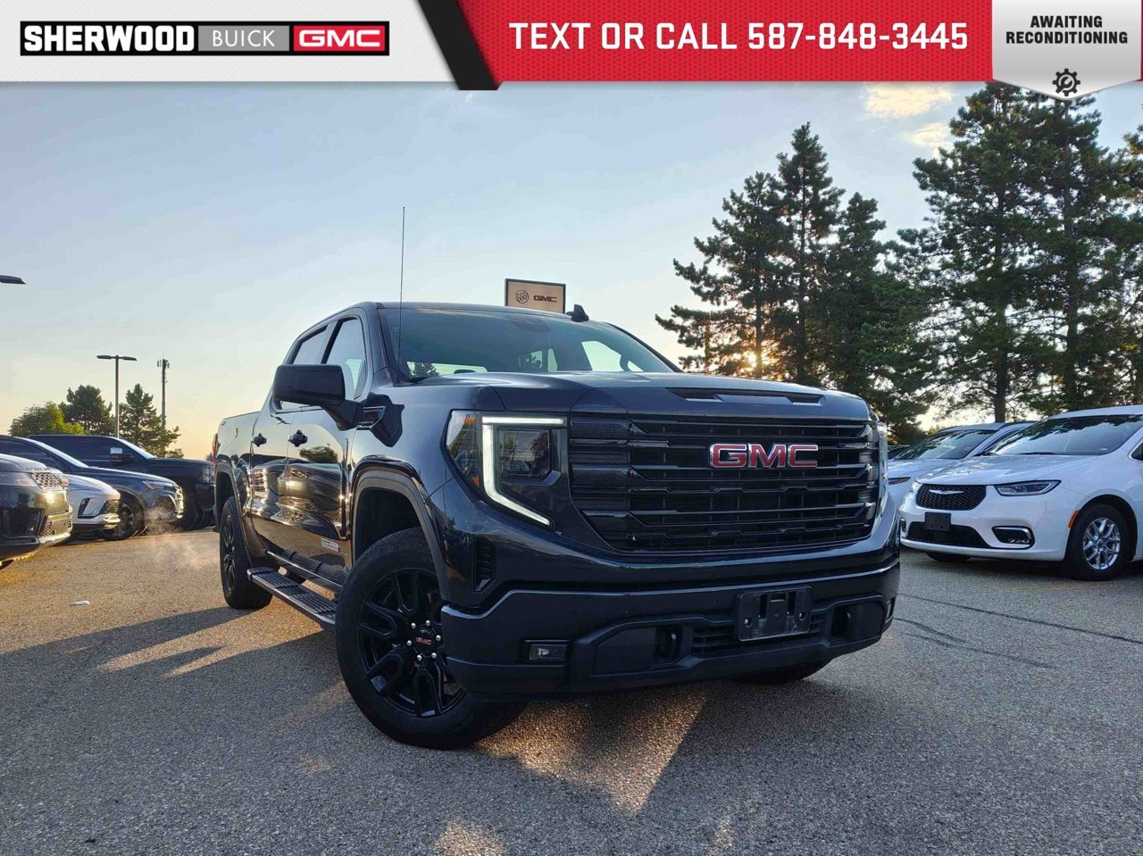 2024 GMC Sierra 1500 4WD Crew Cab 147 Elevation Black Sherwood Park - photo #0