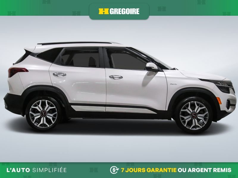 Kia Seltos 821104 | SX Turbo AUTO A/C CUIR TOIT NAV MAGS CAM RECUL BLE 2023 Blanc Laval - photo #11
