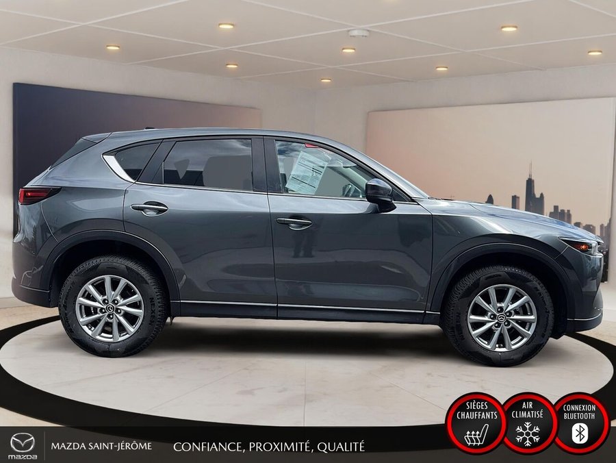 Mazda CX-5 GS | CUIR | AWD | MAGS | 2025 Gris