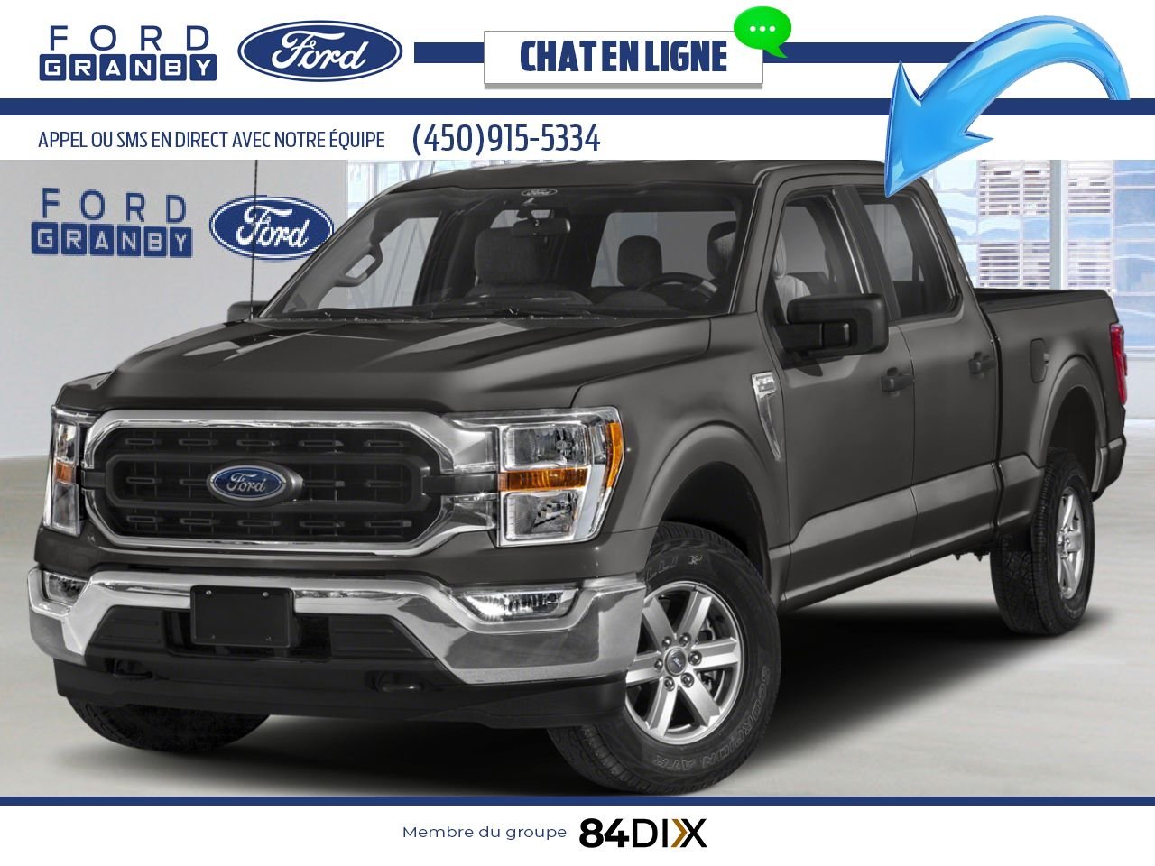Ford F-150 2023 Gris Granby - photo #0