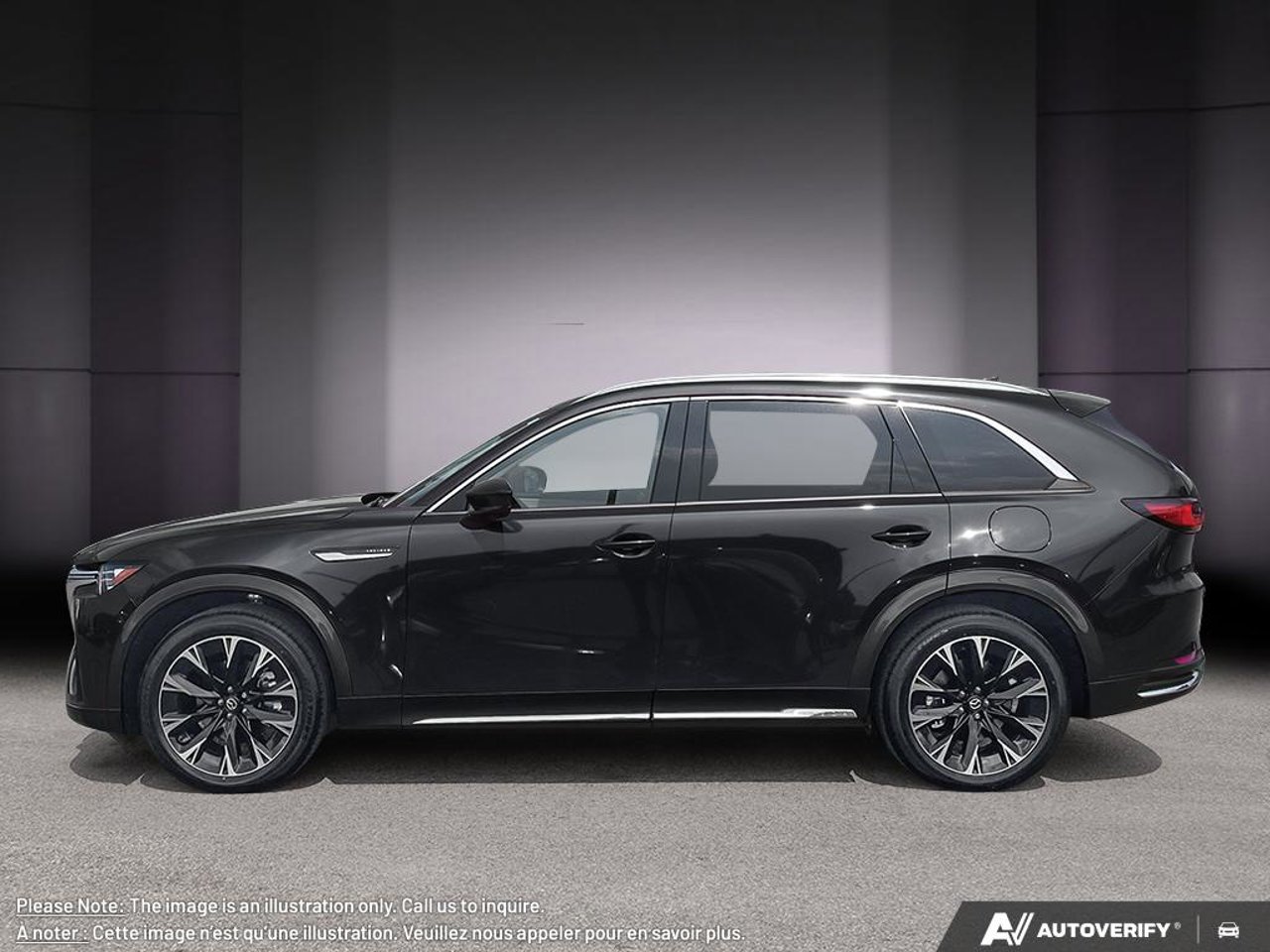 Mazda CX-90 hybride rechargeable JM3KKEHA4T1373805 2026 Noir de jais mica Mirabel - photo #2