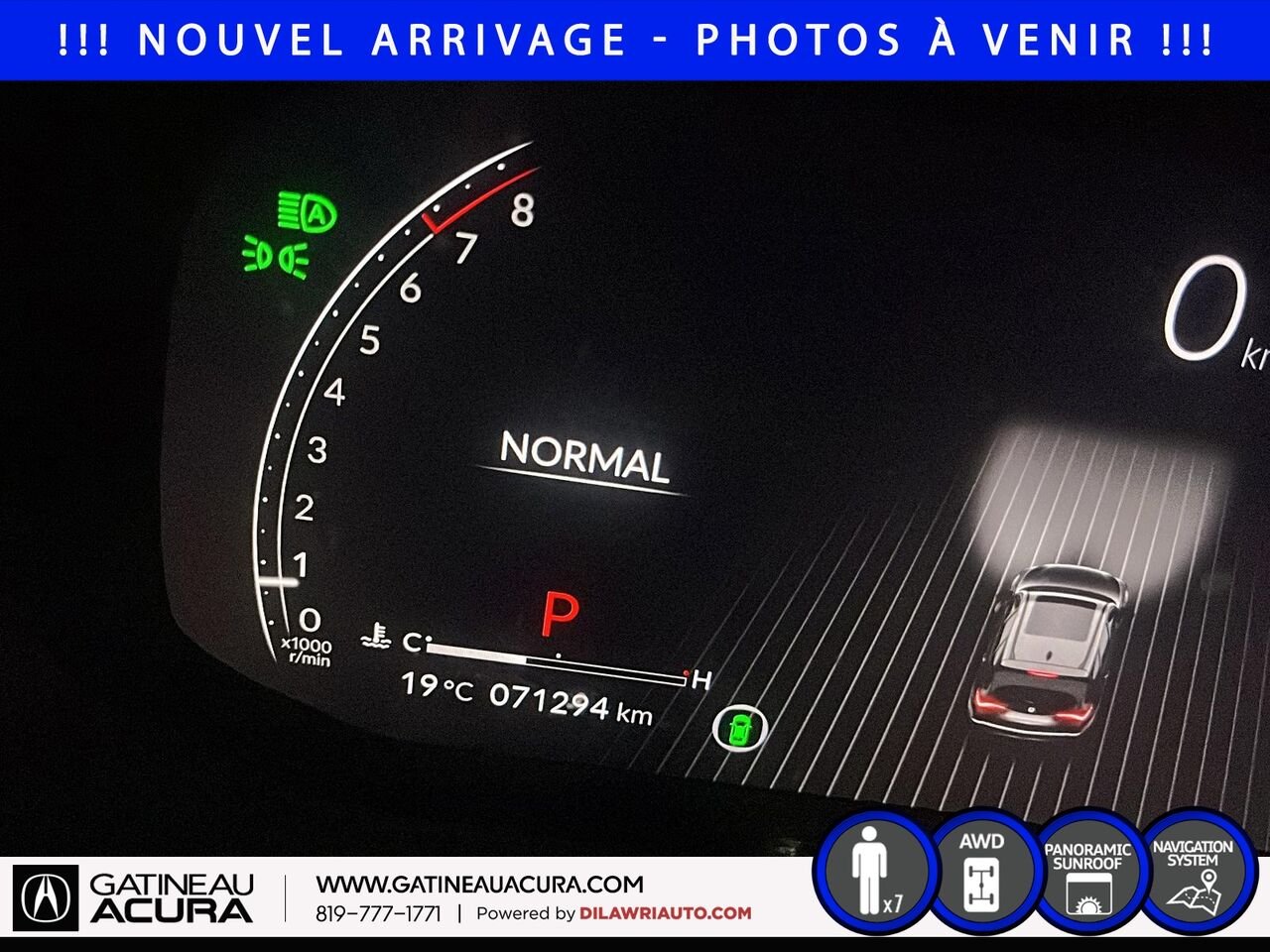2024 Acura MDX Tech SH-AWD Black Gatineau - photo #12