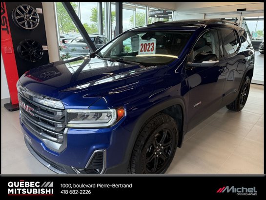 GMC Acadia AT4 AWD, Siège électrique, Toit ouvrant 2023 Bleu