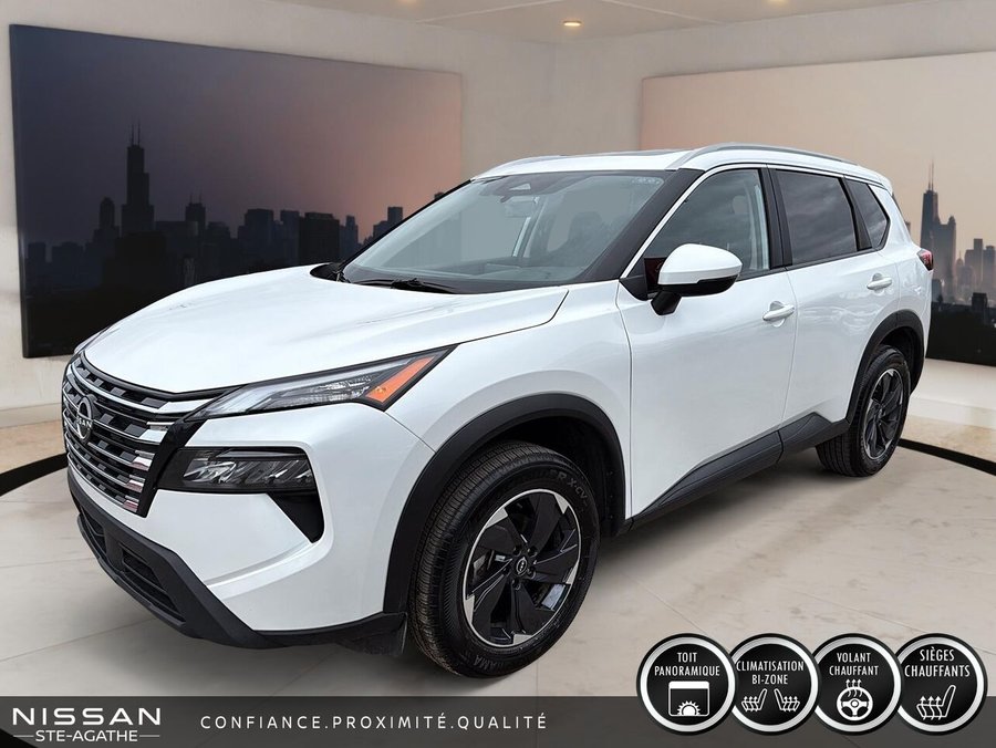 Nissan Rogue SV TI avec ensemble toit ouvrant 2025 Blanc
