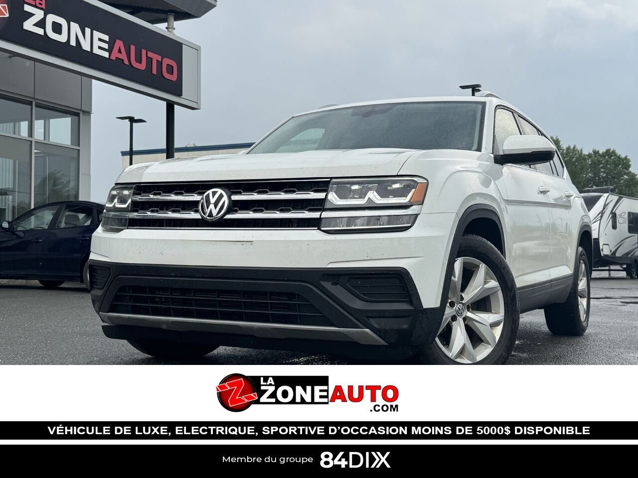 2019 Volkswagen Atlas V6 White Granby - photo #0