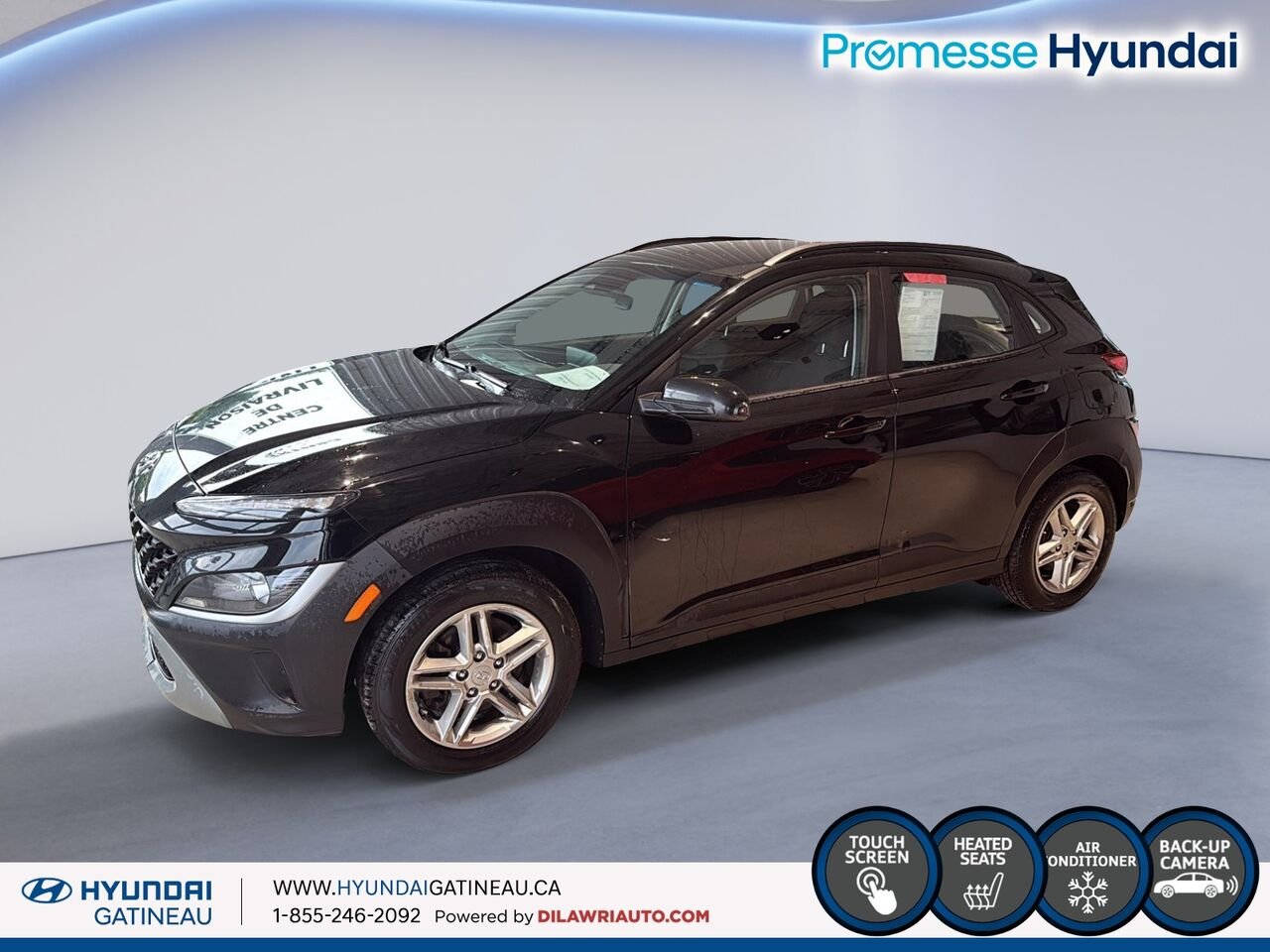 Hyundai Kona 2.0L Essential *** awd , sieges chauffant , certifier *** 2022 Noir Ottawa & Gatineau - photo #4