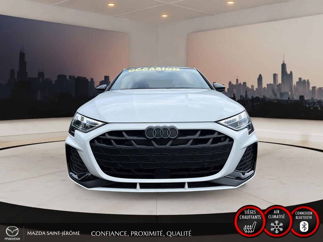 Audi A3 berline 2025 Blanc Saint-Jérôme - photo #2