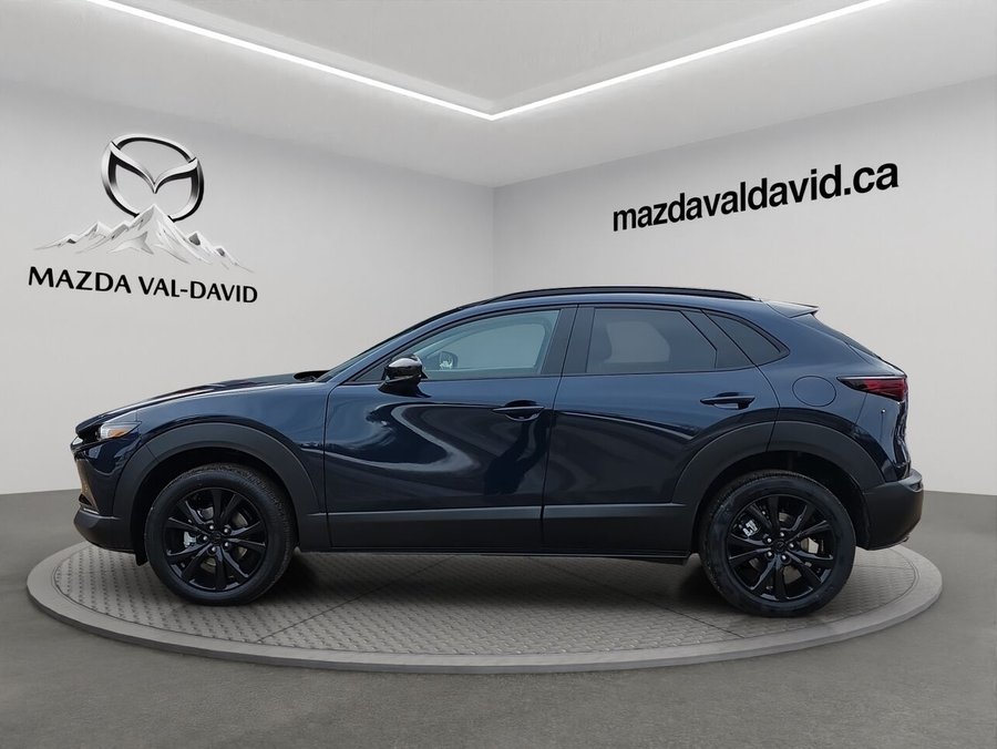 2026 Mazda CX-30 2.5 S Kuro AWD, Toit ouvrant, Sièges en similicuir, Barre de toit peintes Deep Crystal Blue Mica