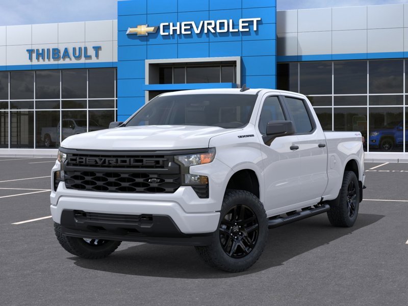 2026 CHEVROLET Silverado 1500 Custom cabine multiplace 4RM 157 po SUMMIT WHITE Sherbrooke - photo #5
