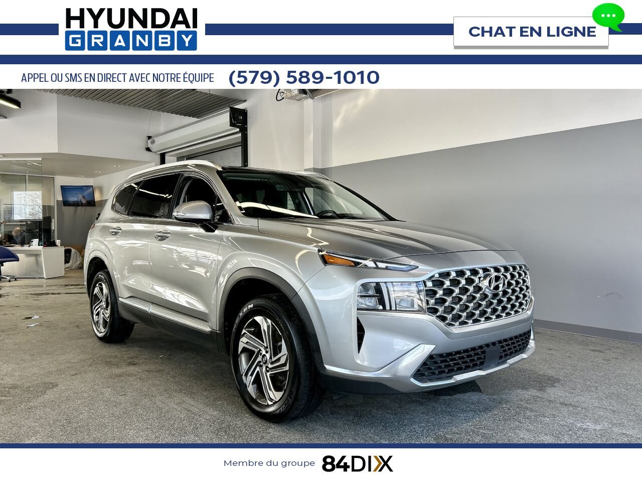 Hyundai Santa Fe 2022 Argent Granby - photo #0