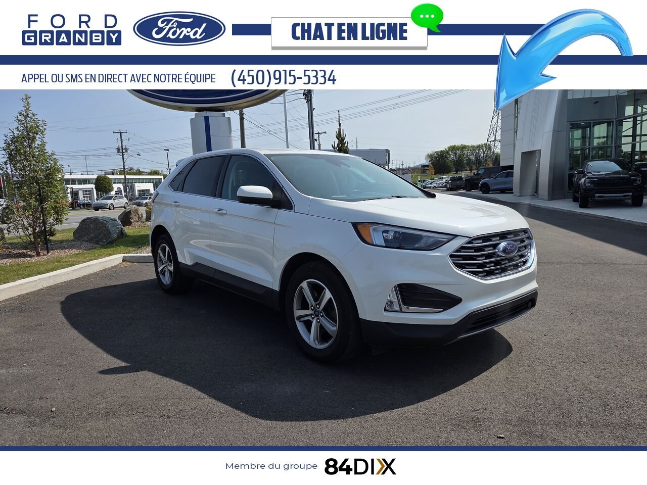 Ford Edge 2022 Blanc Granby - photo #0