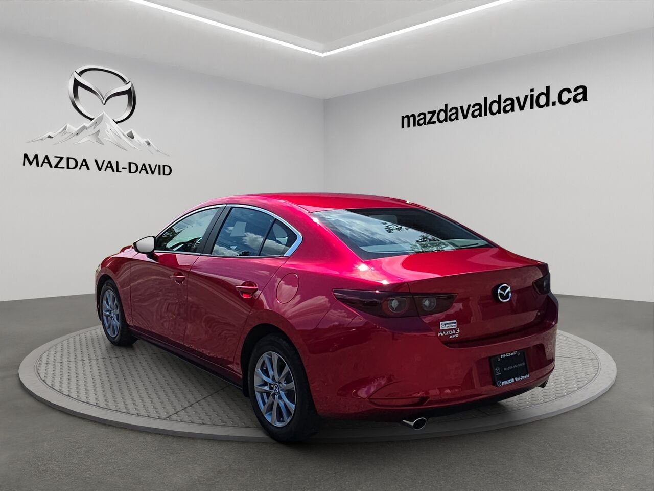 Mazda Mazda3 GS TI i-ACTIV BA, commande audio au volant, cruise control, volant chauffant 2022 Rouge Val-David - photo #16