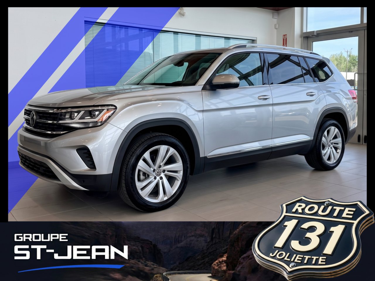 Volkswagen Atlas 2021 Gris Notre-Dame-des-Prairies - photo #0