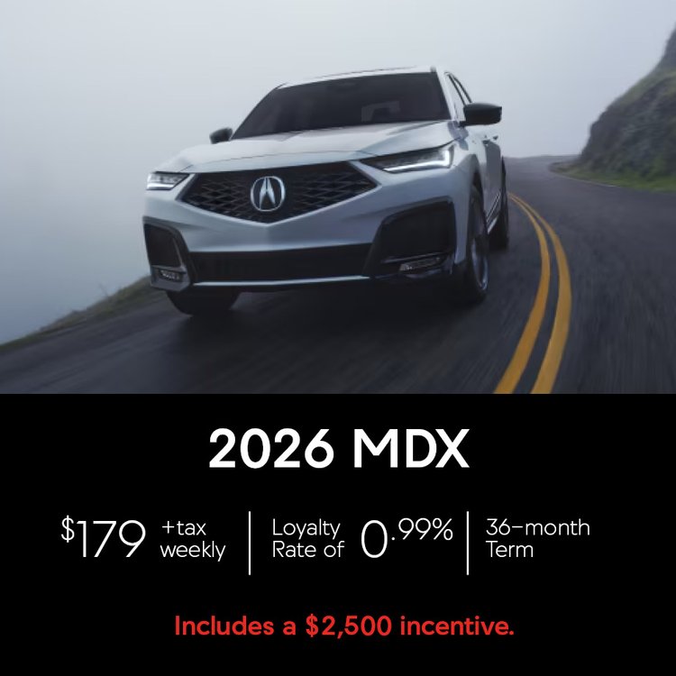 2026 Acura MDX February Offer