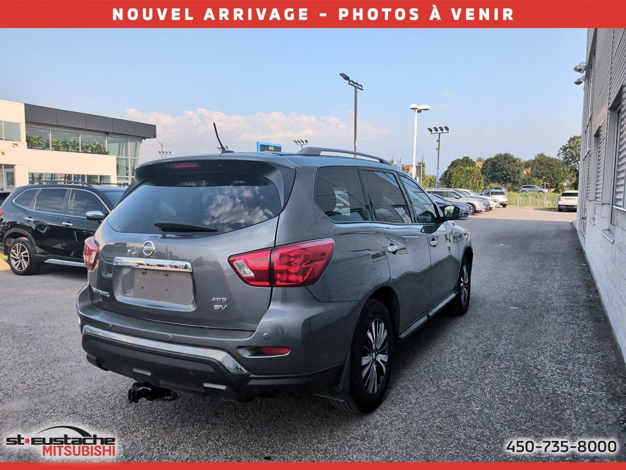 Nissan Pathfinder 2018 Gris Saint-Eustache - photo #2