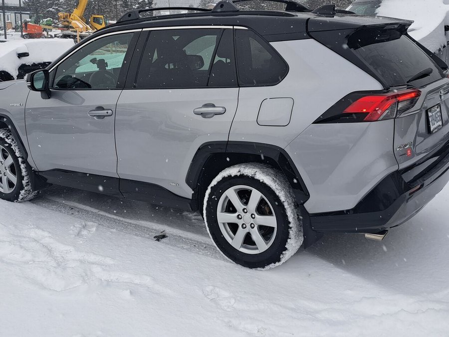 2019 Toyota RAV4 2019 Silver Sky Metallic with Black Roof