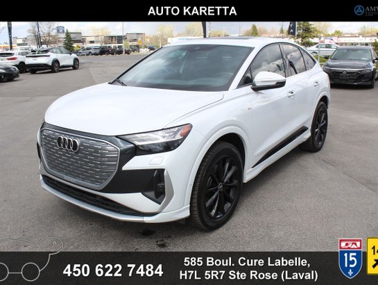 Audi Q4 e-tron Sportback 2023 2023 Blanc