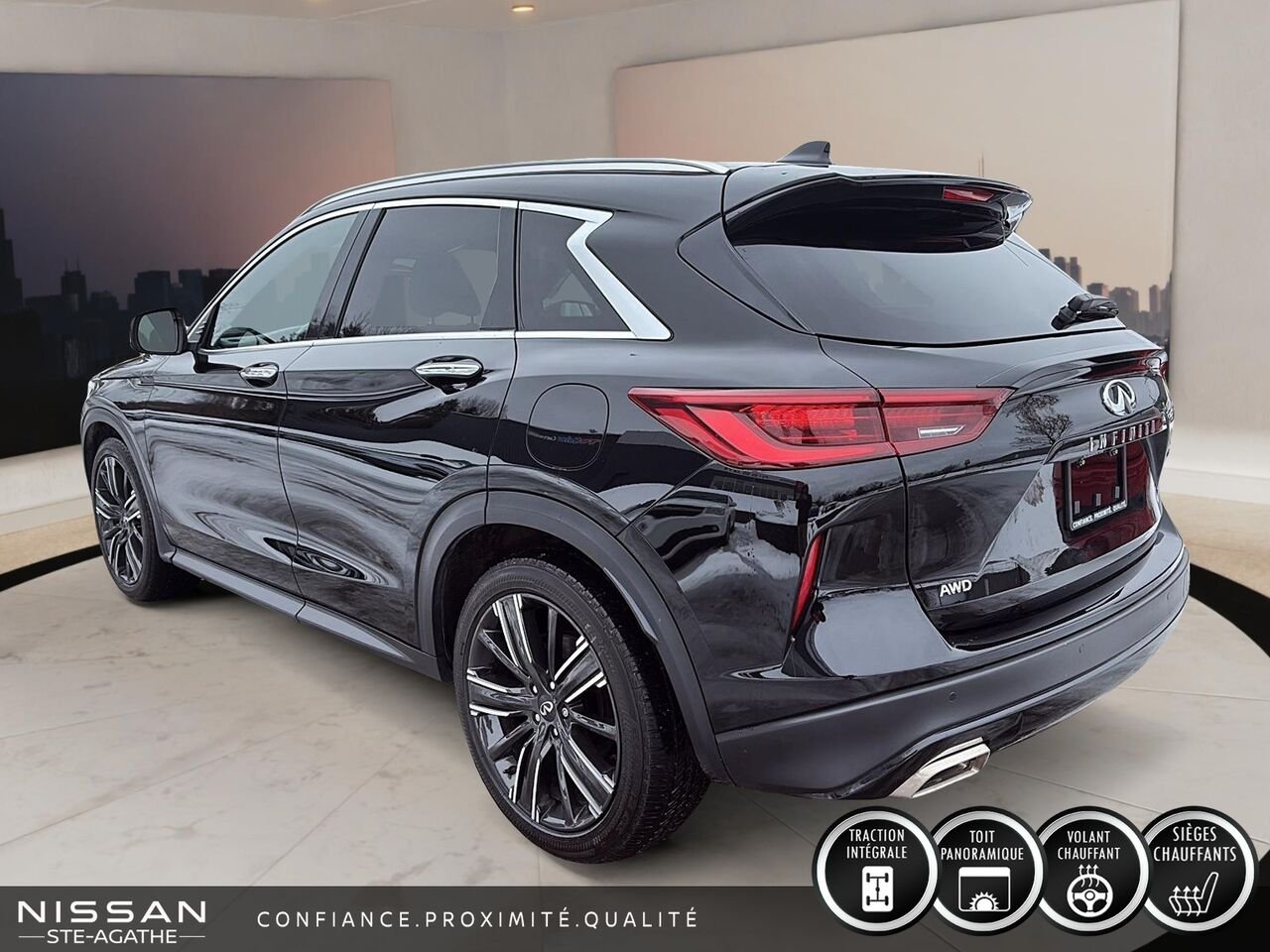 2022 INFINITI QX50 Black Sainte-Agathe-des-Monts - photo #4