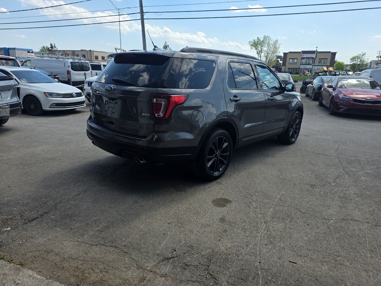 2018 Ford exolorer Grey  - photo #4