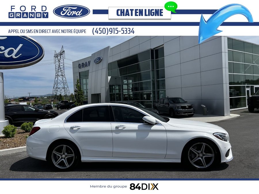 Mercedes-Benz Classe-C C 400 AMG 4MATIC BI-TURBO 2015 Blanc