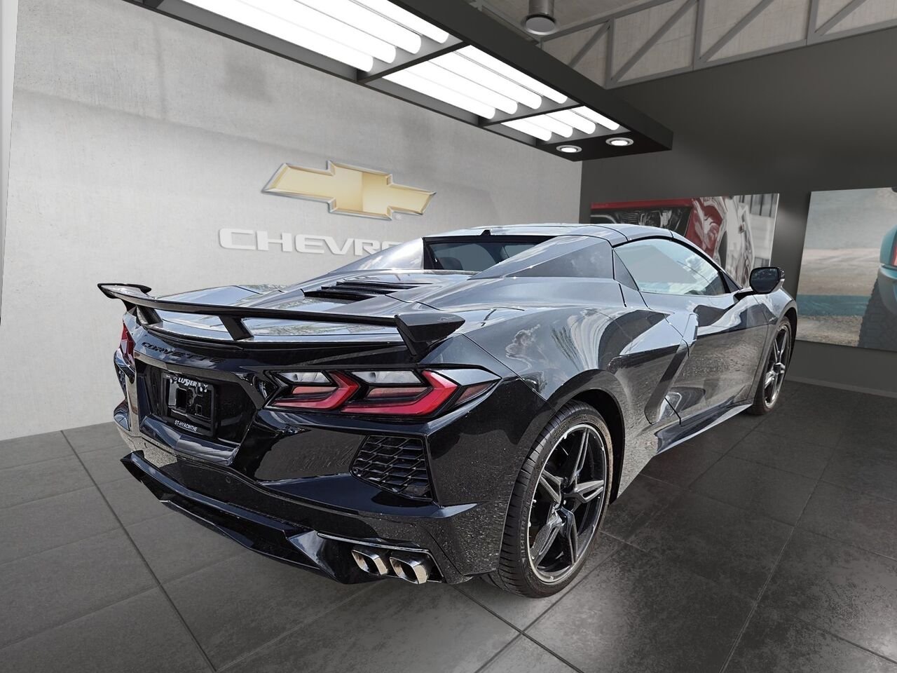 Chevrolet Corvette Stingray cabriolet 2 portes avec 2LT 2025 Noir Saint-Hyacinthe - photo #8