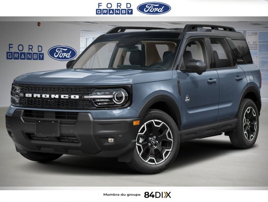 Ford Bronco Sport Outer Banks 4x4 2026 Gris azur métallisé trois couches