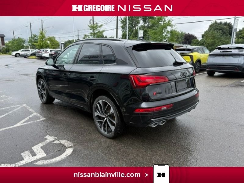Audi SQ5 BI6248 | Progressiv SQ5 349HP TOIT PANO CUIR ROUGE 2022 Noir Laval - photo #12