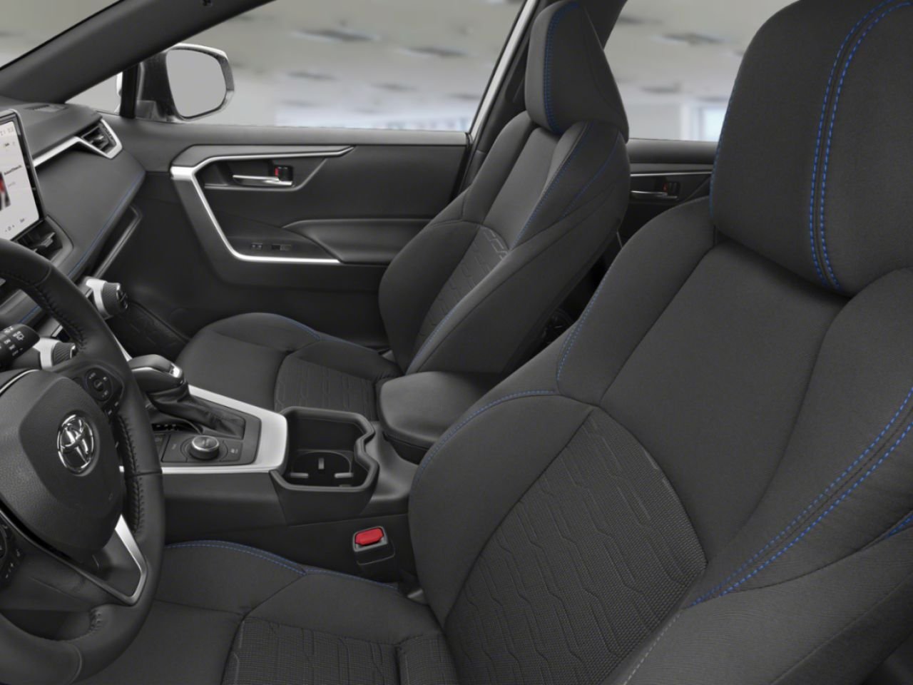 2023 Toyota RAV4 HYBRID SE AWD / CLEAN CARFAX / HEATED SEATS / MOONROOF / ALLOY WHEELS / CARPLAY AND ANDROID AUTO Black Mississauga - photo #3