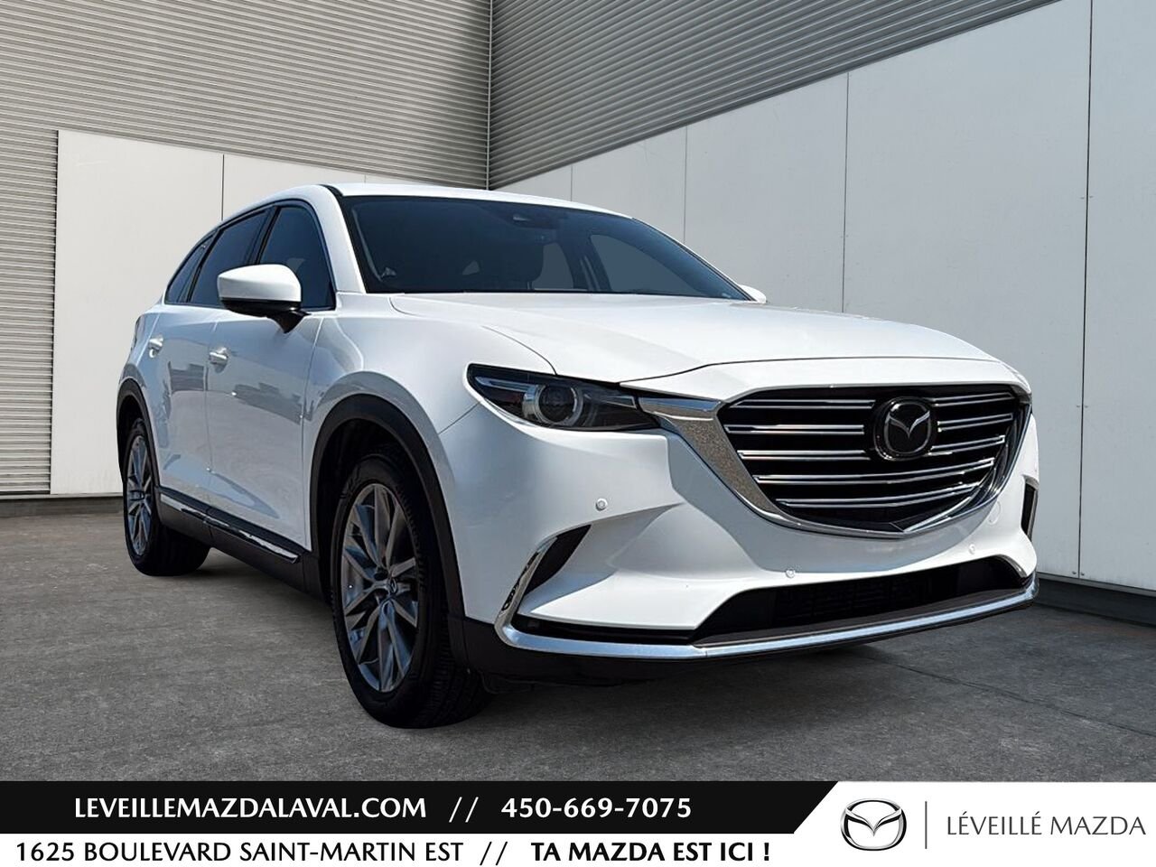 2018 Mazda CX-9 GT TI White Laval - photo #2