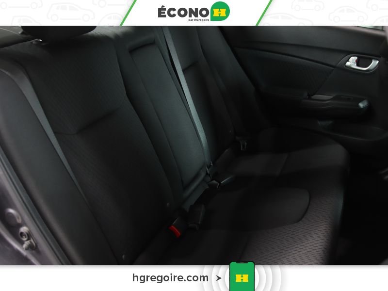 Honda Civic 821030 | EX AUTO A/C TOIT GR ELECT MAGS CAM RECUL 2015 Gris Laval - photo #23