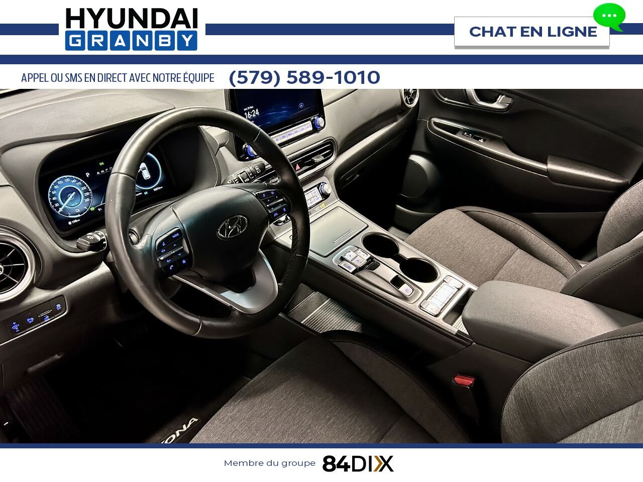 Hyundai Kona électrique 2023 Gris Granby - photo #10
