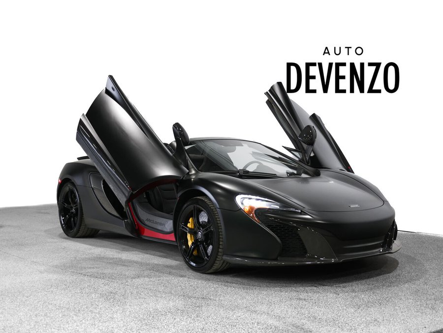 McLaren 650s Spider 3.8L V8 Twin-Turbo 2016 2016 Noir